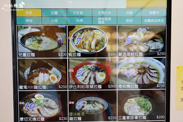 宜蘭頭城美食『樂山拉麵(頭城店)』日式料理/生魚片/握壽司