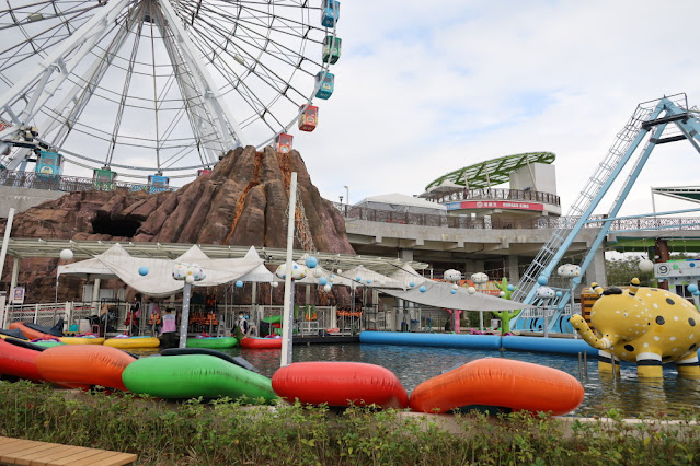 台北士林景點『兒童新樂園』海盜船、摩天輪，買券13項大型遊具玩到飽