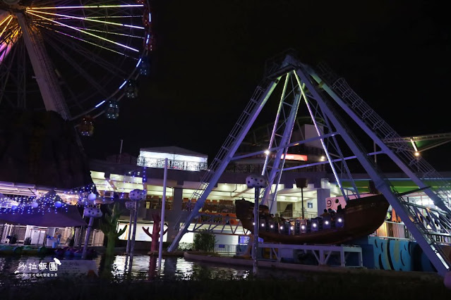 夜間免費入園、星光摩天輪等13種設施設施60元起玩到飽，晚上還可以看音樂焰火秀