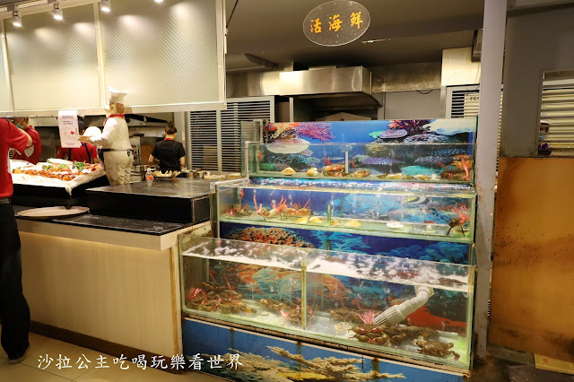 宜蘭吃到飽『久千代海鮮百匯餐廳』buffet/生魚片/處女蟳/烤物/泰國蝦