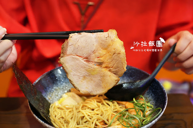 北投美食『一宣堂拉麵』黑蒜海老沾麵、海老味噌濃湯拉麵