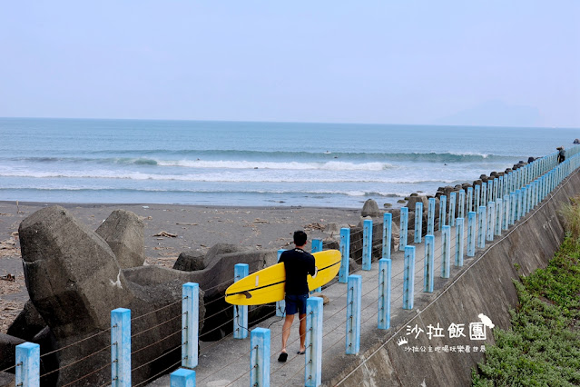 頭城打卡地標『烏石港北堤』藍色步道直達海中央