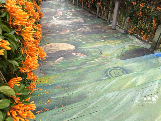 鶯歌景點『鶯歌永吉公園』炮仗花、3D步道、迴旋溜滑梯特色公園