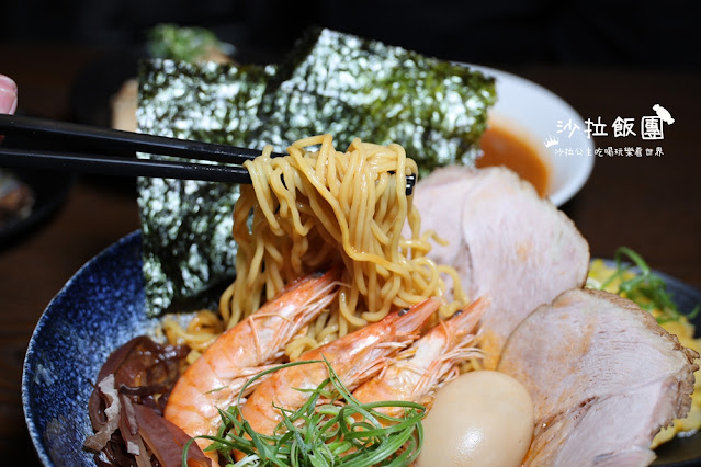 北投美食『一宣堂拉麵』黑蒜海老沾麵、海老味噌濃湯拉麵