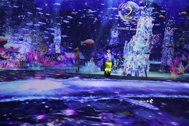 超震撼‼️最強展覽光之影海洋展體驗被海水包圍360°沉浸式光影藝術