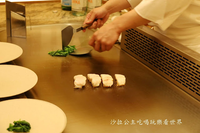 史上最優惠消費5000送5000『台北萬豪酒店(Mark's Teppanyaki)』結合法式美學的鐵板燒/菜單/包廂