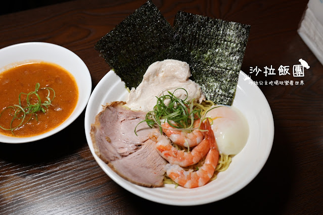 北投美食『一宣堂拉麵』黑蒜海老沾麵、海老味噌濃湯拉麵