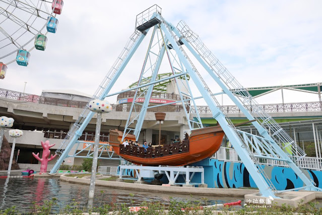 台北士林景點『兒童新樂園』海盜船、摩天輪，買券13項大型遊具玩到飽