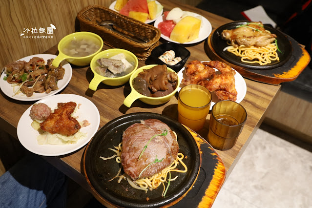 中和吃到飽『我家牛排中和店』百道料理、近20種水果任你吃