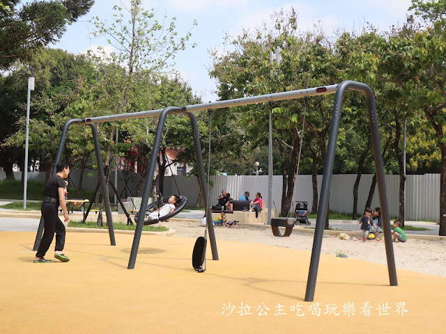 新竹景點/共融公園/北台灣最大沙坑『新竹公園』特色公園/溜滑梯/盪鞦韆/新竹孔廟旁