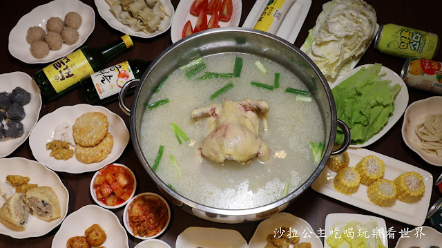 新莊美食.火鍋『韓雞雞‧江原道-宗음식(含吃一隻雞)』小菜無限供應.澎拜蛤蜊鍋/捷運迴龍站