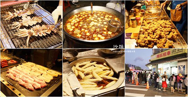 週六限定：冬山夜市，好多排隊美食，冬山車站門口