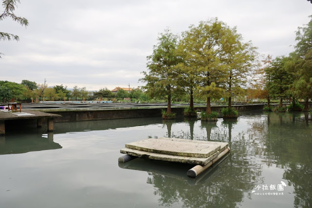 宜蘭景點『勝洋水草休閒農場』釣魚、划竹筏、溫泉魚、玩水、落羽松、IG彩虹傘、DIY