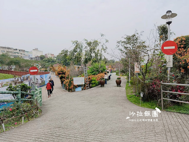 鶯歌景點『鶯歌永吉公園』炮仗花、3D步道、迴旋溜滑梯特色公園