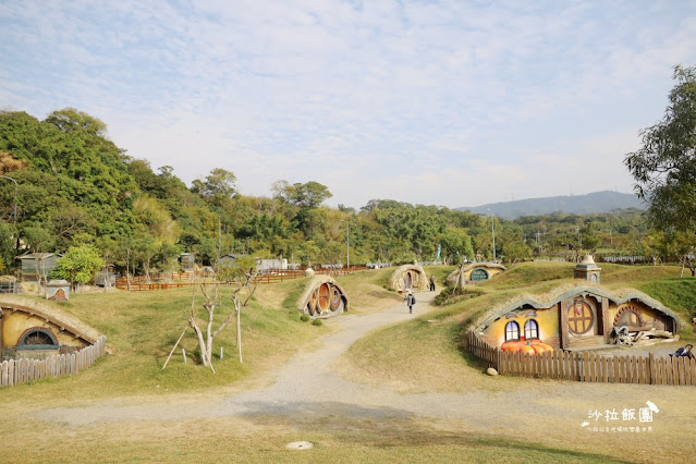 苗栗苑裡景點『綠意山莊』150元拍到翻、哈比村、粉紅城堡、露營、小木屋