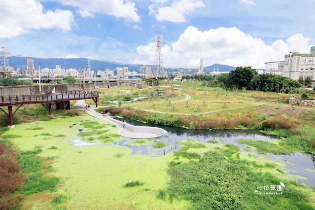 士林最新景點‼️雙溪濕地公園，制高點展望平台