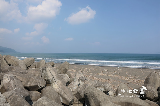 頭城打卡地標『烏石港北堤』藍色步道直達海中央