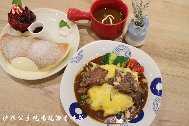 桃園美食『Woosaパンケーキ 屋莎鬆餅屋(桃園三越站前店 )』桃園火車站/聚餐餐廳