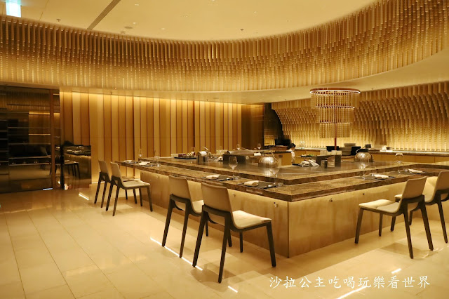 史上最優惠消費5000送5000『台北萬豪酒店(Mark's Teppanyaki)』結合法式美學的鐵板燒/菜單/包廂