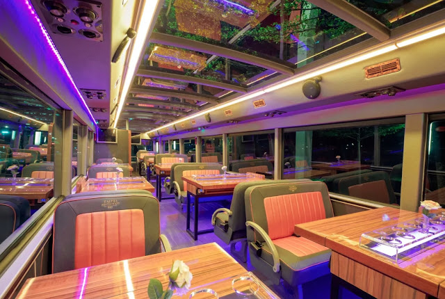 全台第一輛台北雙層餐車『晶華酒店下午茶、晚餐』用不一樣的高度看台北