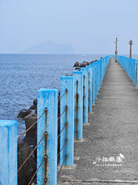 頭城打卡地標『烏石港北堤』藍色步道直達海中央