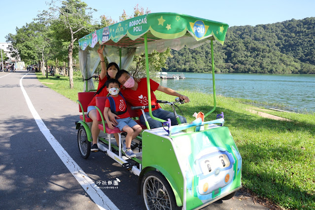 宜蘭【梅花湖風景區】腳踏車、搭船環湖、餵魚，免費親子景點