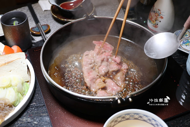 台北大安頂級壽喜燒【橋山.壽喜燒】 火鍋餐廳推薦首選，傳承日本人形町百年老店壽喜燒，全程桌邊服務！