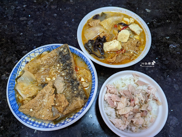 嘉義必吃人氣美食『林聰明沙鍋魚頭』連雞肉飯都好吃