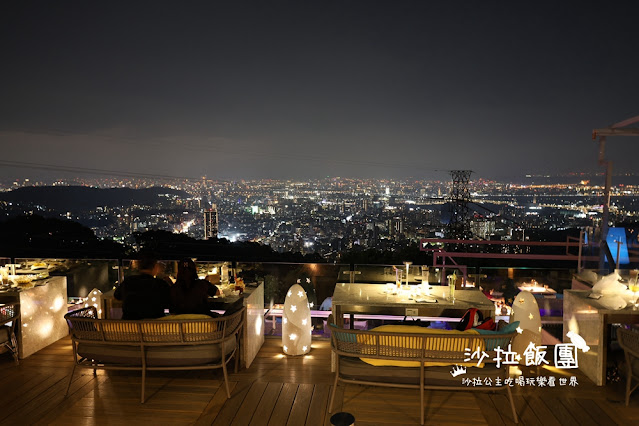 陽明山景觀餐廳『草山夜未眠』台北最美夜景，約會餐廳