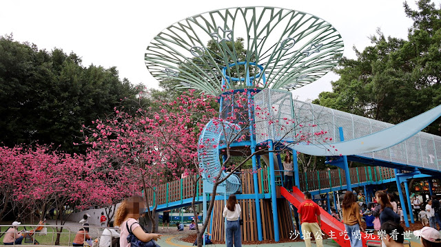 士林特色公園『前港公園』共融遊戲場、天空樹遊戲場溫水游泳池、士林宣原蛋糕專賣店、停車場